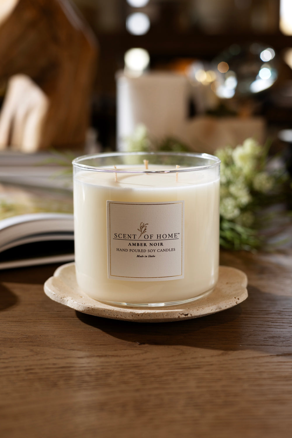 Amber Noir 16oz 3-Wick Candle