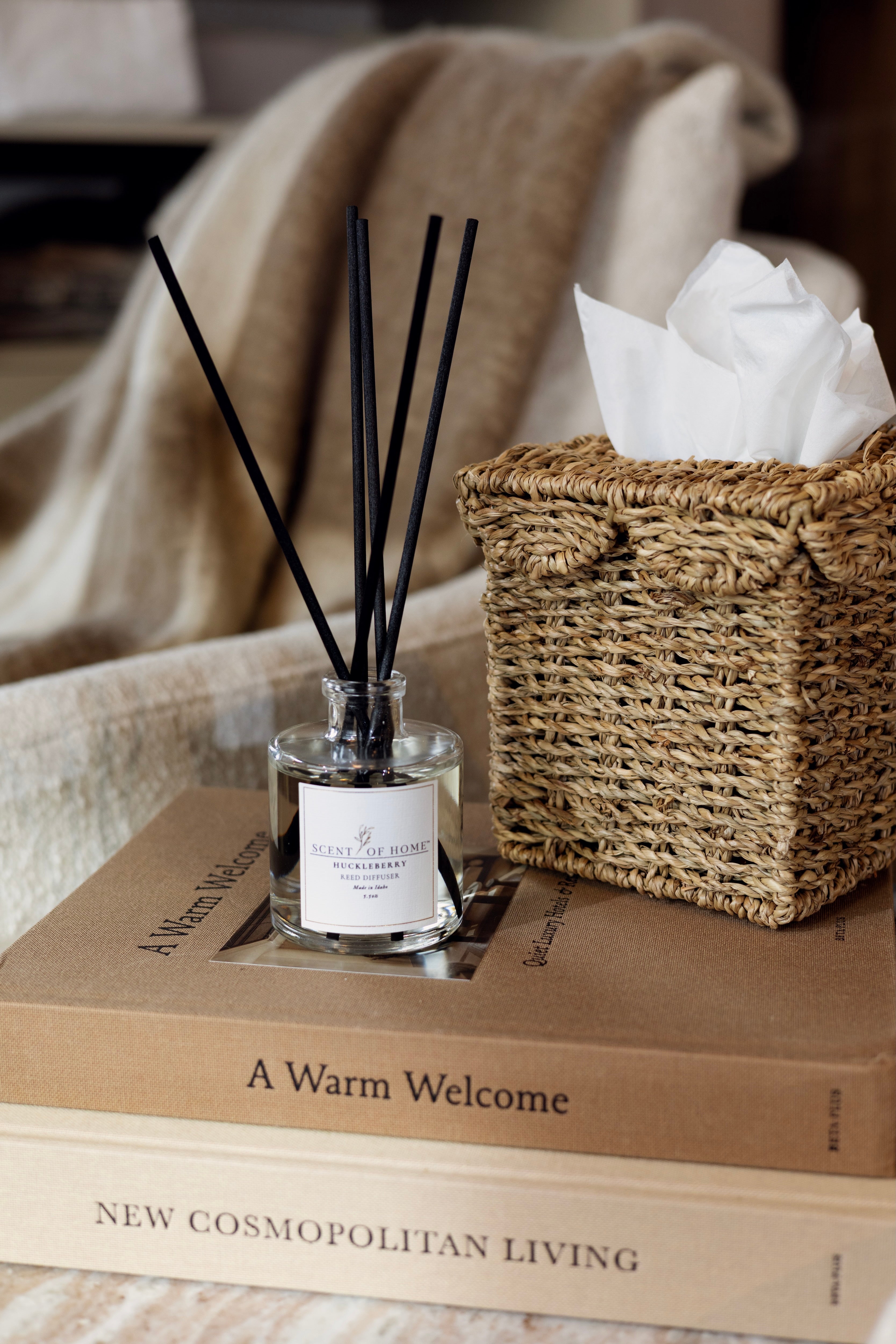 Diffuser Hateberry Huckleberry Reed Diffuser | Non-Toxic Flameless Home Fragrance – Scent ...