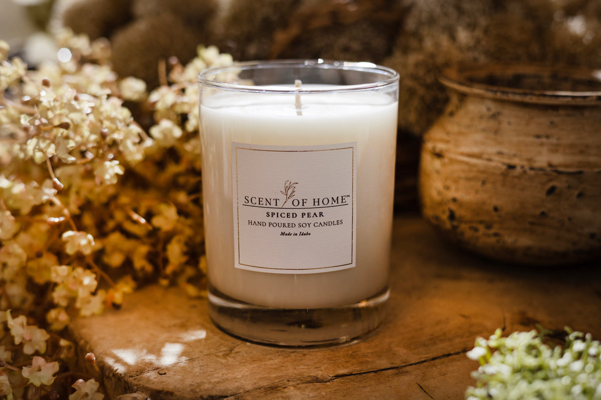 Spiced Pear Candle | Cozy Soy Candle
