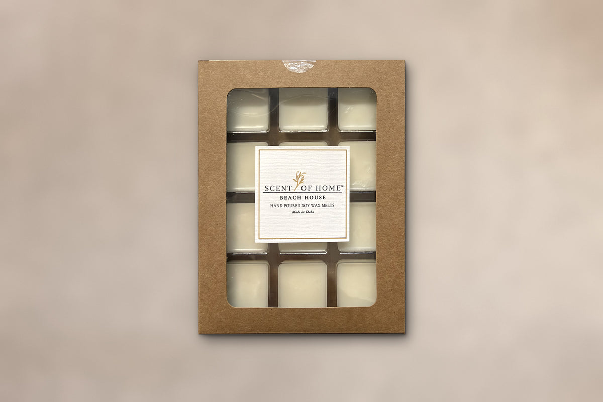 Beach House soy wax melts, dye-free and phthalate-free, by Scent of Home