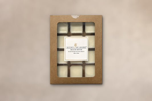 Beach House soy wax melts, dye-free and phthalate-free, by Scent of Home